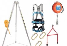 Переносной штатив тренога Трипод: средство индивидуальной защиты от падения с высоты