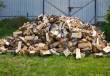 Где хранить дрова: 5 удобных вариантов