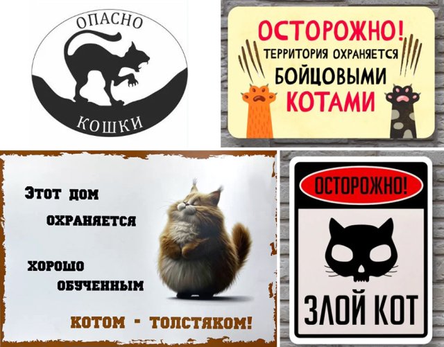 Смешные таблички на забор и адресники – украшаем участок с юмором 