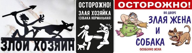 Смешные таблички на забор и адресники – украшаем участок с юмором 