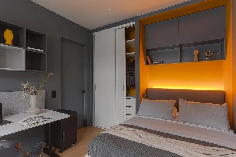 5 красивых спален с акцентной стеной