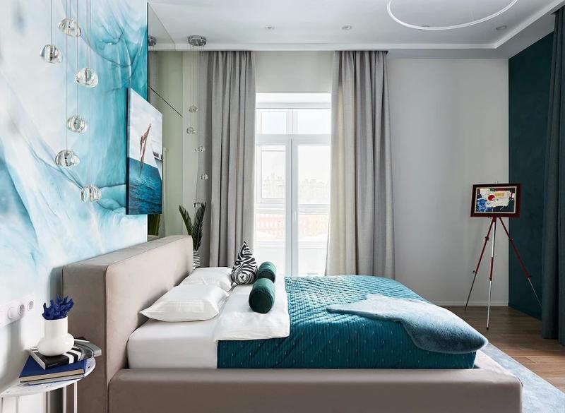 5 красивых спален с акцентной стеной