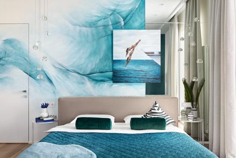 5 красивых спален с акцентной стеной