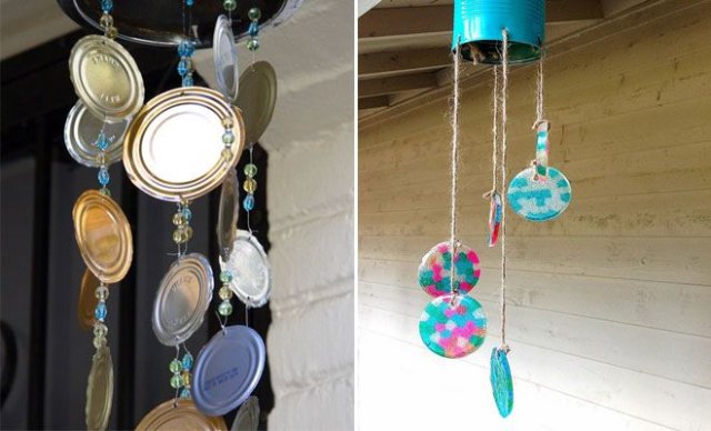 Что можно сделать из старых консервных крышек для дома и дачи