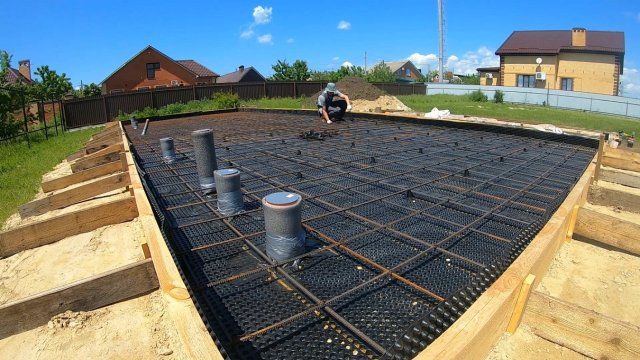 Экономим с PLANTER на бетонной подготовке под фундамент 