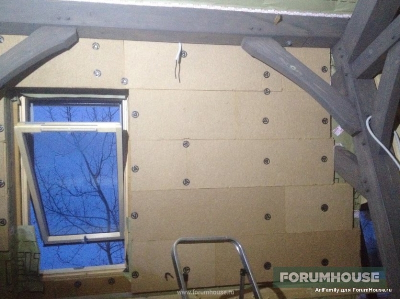 Фахверк в стиле модерн: заводской домокомплект с доработкой вручную