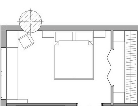 Как разместить гардеробную в спальне: 8 идей с планировками от дизайнеров | ivd.ru
