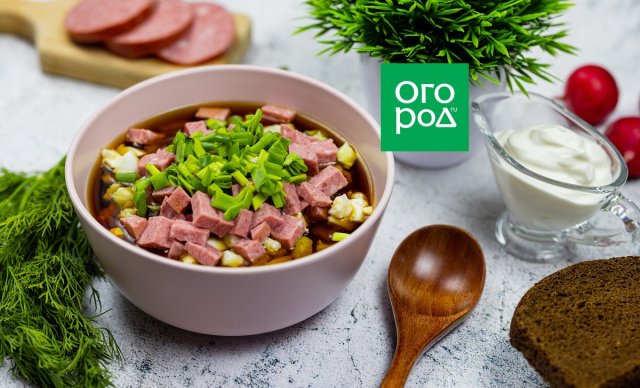 Салат, окрошка, пицца – что еще можно приготовить из остатков дачных продуктов 