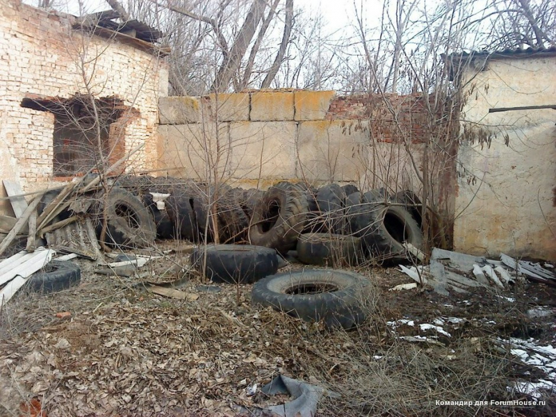 Зернохранилище из колёс — даром, шикарно и Микки Маусами не пахнет